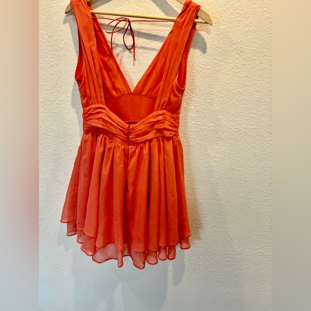 Abercrombie & Fitch Orange Sleeveless‎ Top